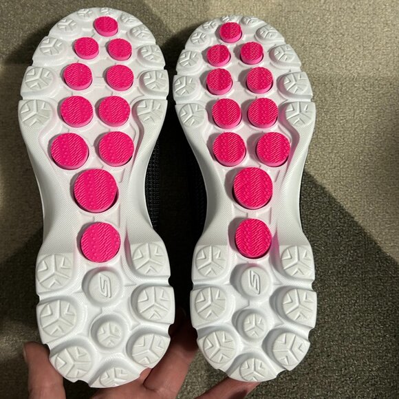 NWT Skechers GO WALK 3 Black Slip-on Walking Sneakers Women's Size 9 - Picture 11 of 14